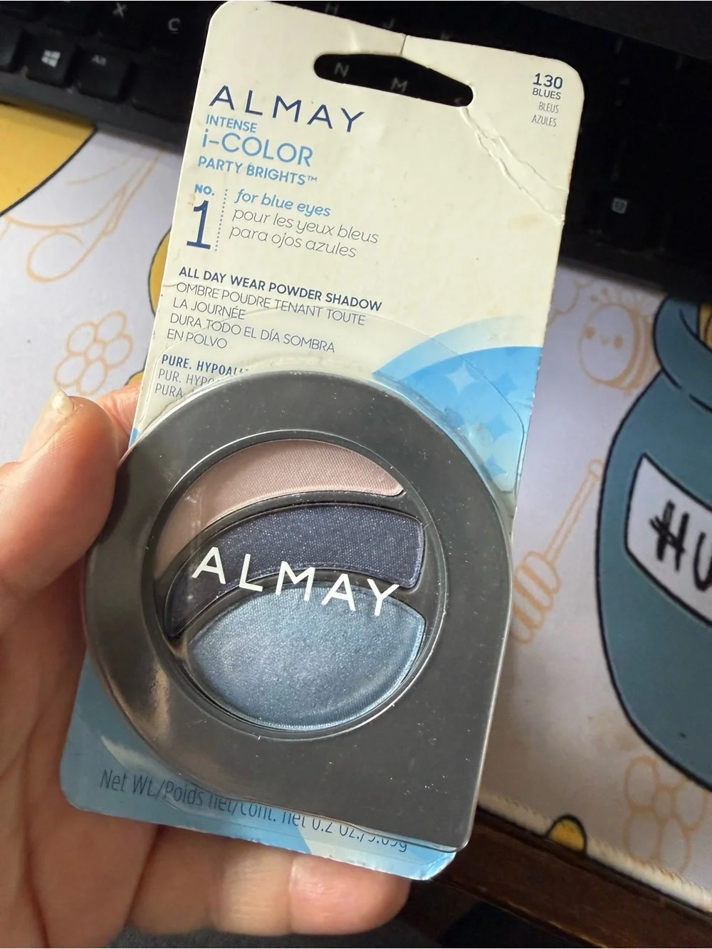 Almay Intense i-Color Party Brights Eye Shadow Trio lot of 2x #130 BLUES